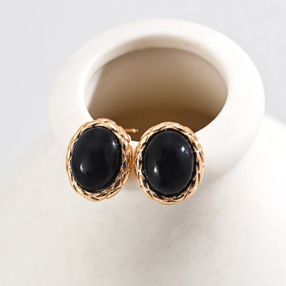 Classic Noir Earrings